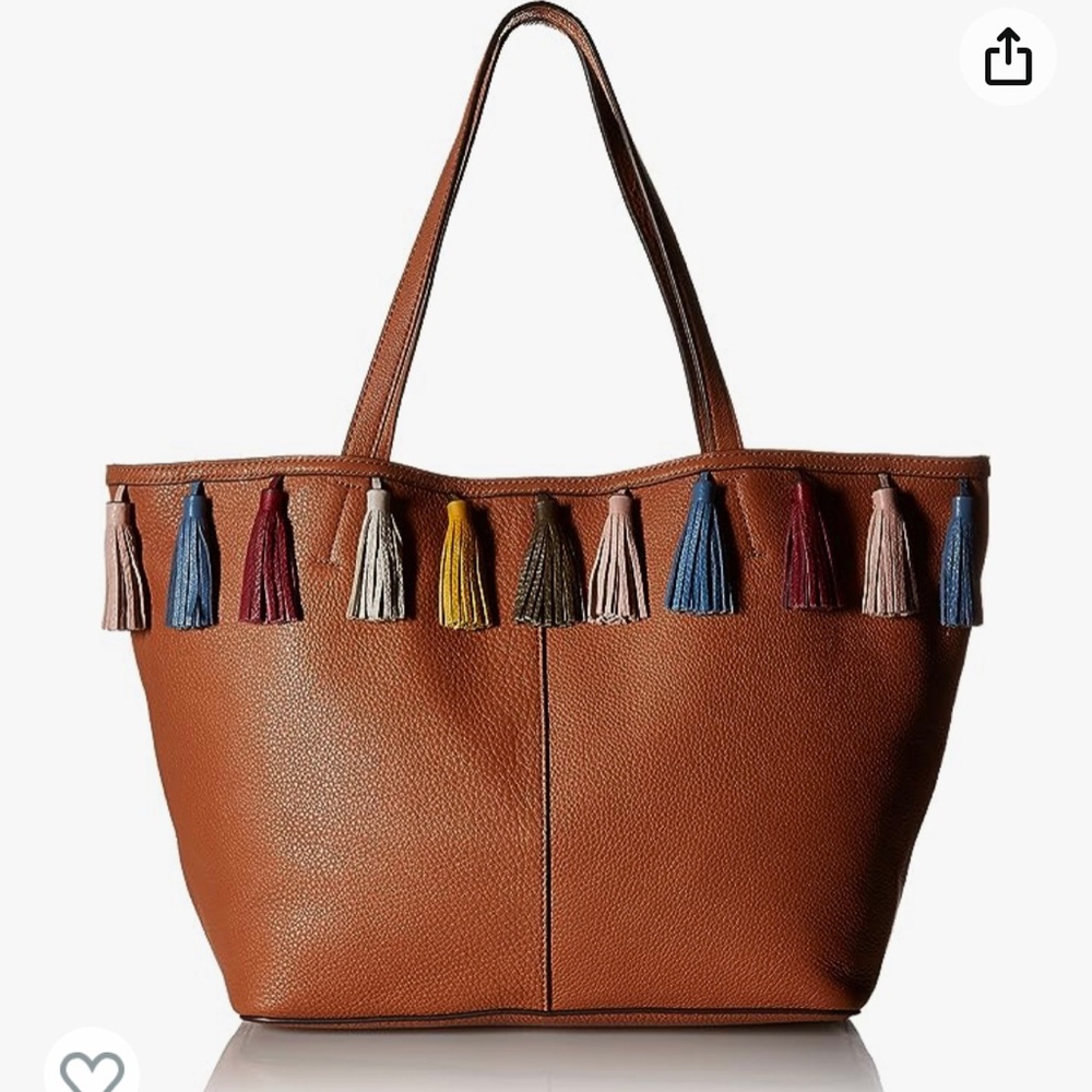 Rebecca Minkoff Sophia Tote Leather with Fringes GORGEOUS